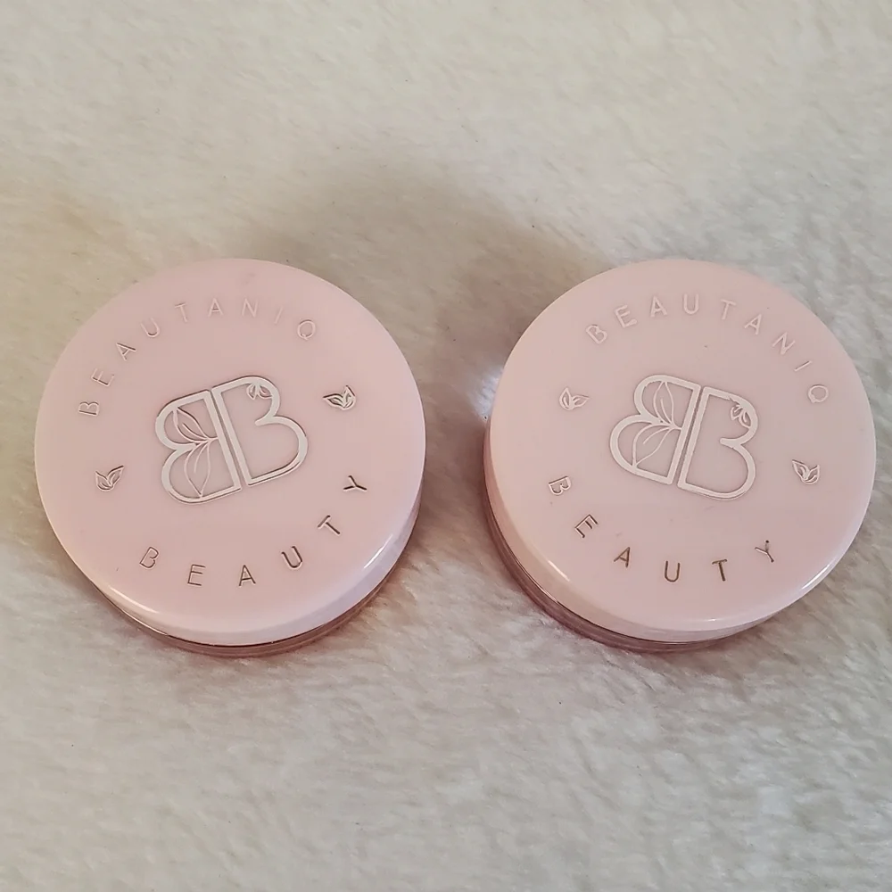 Beautaniq Beauty London Butter Lip & Cheek Balm 2 Pk Peach Blush & Mauve Lychee